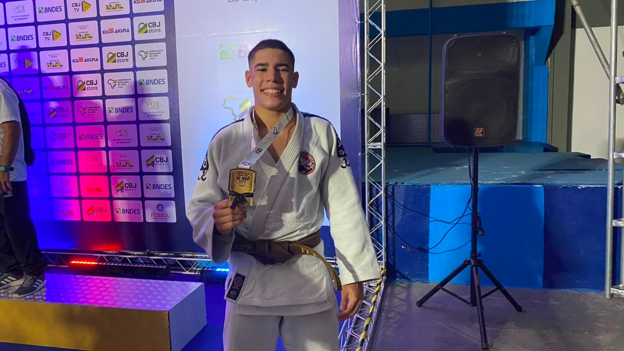 Gustavo Dourado conquista medalha de ouro in&eacute;dita no Campeonato Brasileiro de Jud&ocirc;